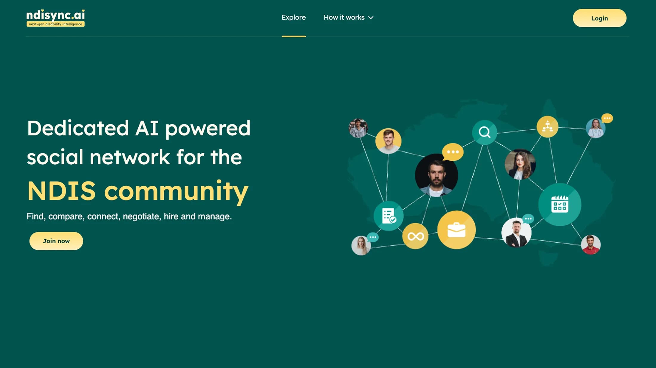 NDISync website